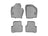 WeatherTech DigitalFit Floor Liners for 2007 2006 Volkswagen Passat [Covers Front & Rear Row, Gray] | 468191-461672