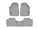 WeatherTech DigitalFit Floor Liners for 2021 2020 2019 Jeep Cherokee [Covers Front & Rear Row, Gray] | 468331-4616232
