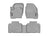 WeatherTech DigitalFit Floor Liners for 2022 2021 2020 2019 Lincoln Nautilus [Covers Front & Rear Row, Gray] | 46845-1-2
