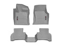 WeatherTech DigitalFit Floor Liners for 2020 2019 2018 2017 Jaguar XE [Covers Front & Rear Row, Gray] | 46864-1-2