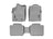 WeatherTech DigitalFit Floor Liners for 2017 2016 Toyota Tacoma [Covers Front & Rear Row, Gray] | 468671-460215