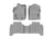 WeatherTech DigitalFit Floor Liners for 2017 2016 Toyota Tacoma [Covers Front & Rear Row, Gray] | 468671-468722