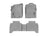 WeatherTech DigitalFit Floor Liners for 2017 2016 Toyota Tacoma [Covers Front & Rear Row, Gray] | 46872-1-2