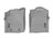 WeatherTech DigitalFit Floor Liners for 2017 2016 Toyota Tacoma [Covers Front Row, Gray] | 468721