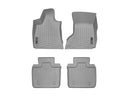 WeatherTech DigitalFit Floor Liners for 2022 2021 2020 2019 2018 2017 2016 Maserati Quattroporte [Covers Front & Rear Row, Gray] | 468821-465652