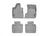 WeatherTech DigitalFit Floor Liners for 2022 2021 2020 2019 2018 2017 2016 Maserati Quattroporte [Covers Front & Rear Row, Gray] | 468821-465652