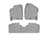 WeatherTech DigitalFit Floor Liners for 2012 2011 2010 Cadillac SRX [Covers Front & Rear Row, Gray] | 468881-462782