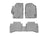 WeatherTech DigitalFit Floor Liners for 2019 2018 2017 2016 Toyota Prius C [Covers Front & Rear Row, Gray] | 469221-464183