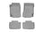WeatherTech DigitalFit Floor Liners for 2010 2009 2008 Cadillac CTS [Covers Front & Rear Row, Gray] | 469291-461492