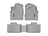 WeatherTech DigitalFit Floor Liners for 2021 2020 2019 2018 2017 2016 Dodge Durango [Covers Front & Rear Row, Gray] | 469301-463244