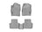 WeatherTech DigitalFit Floor Liners for 2020 2019 2018 2017 2016 Honda Civic [Covers Front & Rear Row, Gray] | 46943-1-2