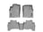 WeatherTech DigitalFit Floor Liners for 2019 2018 Volkswagen Tiguan [Covers Front & Rear Row, Gray] | 46989-1-3