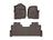 WeatherTech DigitalFit Floor Liners for F-250 Super Duty/F-350 Super Duty [Covers Front & Rear Row, Cocoa] | 471012-1-3