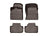 WeatherTech DigitalFit Floor Liners for Audi [Covers Front & Rear Row, Cocoa] | 471146-1-2