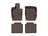 WeatherTech DigitalFit Floor Liners for 2021 2020 2019 2018 2017 Porsche Panamera [Covers Front & Rear Row, Cocoa] | 471180-1-3