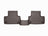 WeatherTech DigitalFit Floor Liners for 2022 2021 2020 2019 2018 Volvo XC60 [Covers Rear (2nd) Row, Cocoa] | 4712533