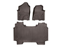 WeatherTech DigitalFit Floor Liners for 2022 2021 2020 2019 Ram 1500 [Covers Front & Rear Row, Cocoa] | 471428-1-2