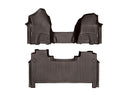 WeatherTech DigitalFit Floor Liners for 2022 2021 2020 2019 Ram 1500 [Covers Front & Rear Row, Cocoa] | 4714301-4714283