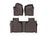 WeatherTech DigitalFit Floor Liners for Chevrolet/GMC [Covers Front & Rear Row, Cocoa] | 471436-1-6