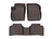 WeatherTech DigitalFit Floor Liners for 2021 2020 2019 Cadillac XT4 [Covers Front & Rear Row, Cocoa] | 471501-1-2