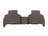 WeatherTech DigitalFit Floor Liners for 2022 2021 2020 2019 BMW X5 [Covers Rear (2nd) Row, Cocoa] | 4715077