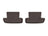 WeatherTech DigitalFit Floor Liners for BMW [Covers Rear (2nd) Row, Cocoa] | 4715122