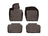 WeatherTech DigitalFit Floor Liners for 2022 2021 2020 2019 Volvo S60 [Covers Front & Rear Row, Cocoa] | 471525-1-3