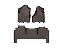 WeatherTech DigitalFit Floor Liners for 2500/3500 [Covers Front & Rear Row, Cocoa] | 471545-1-3