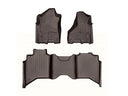 WeatherTech DigitalFit Floor Liners for 2500/3500 [Covers Front & Rear Row, Cocoa] | 471545-1-6