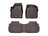 WeatherTech DigitalFit Floor Liners for 2021 2020 Cadillac XT6 [Covers Front & Rear Row, Cocoa] | 4715741-4710802
