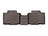 WeatherTech DigitalFit Floor Liners for 2022 2021 2020 Toyota Highlander [Covers Rear (2nd) Row, Cocoa] | 4716094