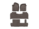 WeatherTech DigitalFit Floor Liners for Escalade ESV/Yukon XL [Covers 1st 2nd & 3rd Row, Cocoa] | 471632-1-2-6