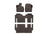 WeatherTech DigitalFit Floor Liners for 2022 2021 Toyota Sienna [Covers 1st 2nd & 3rd Row, Cocoa] | 471641-1-3-4