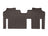 WeatherTech DigitalFit Floor Liners for 2022 2021 Toyota Sienna [Covers Rear (2nd) Row, Cocoa] | 4716413