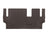 WeatherTech DigitalFit Floor Liners for 2022 2021 Toyota Sienna [Covers Rear (3rd) Row, Cocoa] | 4716414