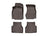 WeatherTech DigitalFit Floor Liners for 2022 2021 Genesis G80 [Covers Front & Rear Row, Cocoa] | 471659-1-2