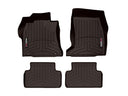 WeatherTech DigitalFit Floor Liners for 2022 2021 2020 2019 Genesis G70 [Covers Front & Rear Row, Cocoa] | 4716941-4714792