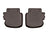 WeatherTech DigitalFit Floor Liners for 2018 2017 2016 2015 2014 2013 2012 Maserati GranTurismo [Covers Rear (2nd) Row, Cocoa] | 472023