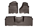 WeatherTech DigitalFit Floor Liners for Dodge/Ram [Covers Front & Rear Row, Cocoa] | 472161-470123