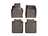 WeatherTech DigitalFit Floor Liners for 2019 2018 2017 2016 2015 INFINITI Q70L [Covers Front & Rear Row, Cocoa] | 47304-1-3