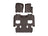 WeatherTech DigitalFit Floor Liners for Expedition/Navigator [Covers Front & Rear Row, Cocoa] | 473531-4710402