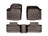 WeatherTech DigitalFit Floor Liners for 2019 2018 2017 2016 2015 2014 2013 Land Rover Range Rover Evoque [Covers Front & Rear Row, Cocoa] | 47404-1-3