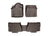 WeatherTech DigitalFit Floor Liners for 2022 2021 2020 2019 2018 2017 2016 2015 2014 2013 2012 Toyota Sequoia [Covers Front & Rear Row, Cocoa] | 474081-470937