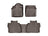 WeatherTech DigitalFit Floor Liners for 2021 2020 2019 2018 2017 2016 2015 2014 Toyota Tundra [Covers Front & Rear Row, Cocoa] | 474081-477862