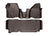 WeatherTech DigitalFit Floor Liners for F-250 Super Duty/F-350 Super Duty [Covers Front & Rear Row, Cocoa] | 474341-473053