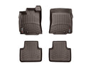 WeatherTech DigitalFit Floor Liners for 2019 2018 2017 2016 2015 2014 Jaguar XJ [Covers Front & Rear Row, Cocoa] | 47447-1-3