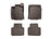WeatherTech DigitalFit Floor Liners for 2019 2018 2017 2016 2015 2014 Jaguar XJ [Covers Front & Rear Row, Cocoa] | 47447-1-3