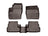 WeatherTech DigitalFit Floor Liners for 2016 2015 Lincoln MKC [Covers Front & Rear Row, Cocoa] | 47459-1-3