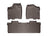 WeatherTech DigitalFit Floor Liners for 2020 2019 2018 2017 2016 2015 2014 2013 Toyota Sienna [Covers Front & Rear Row, Cocoa] | 474751-473002