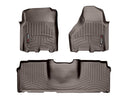 WeatherTech DigitalFit Floor Liners for 2500/3500 [Covers Front & Rear Row, Cocoa] | 474781-470123